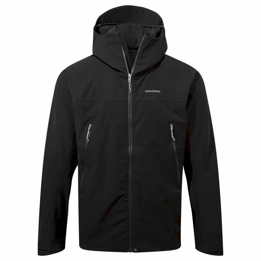 Black Craghoppers Dynamic Pro Men's Jackets | OUE6985EH