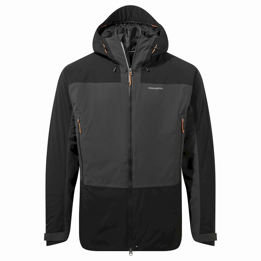 Black Craghoppers Gryffin Thermic Men's Jackets | DZM6846OG