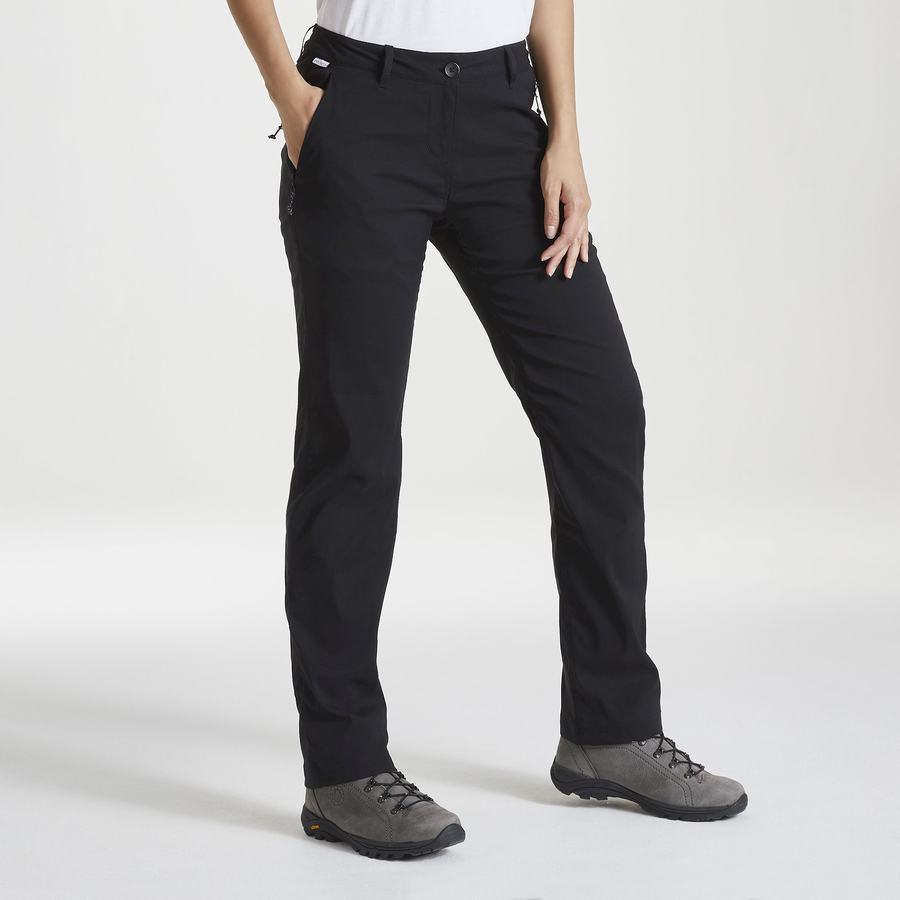 Black Craghoppers Kiwi Pro II Winter Lined Women's Trousers | IPT5189OD