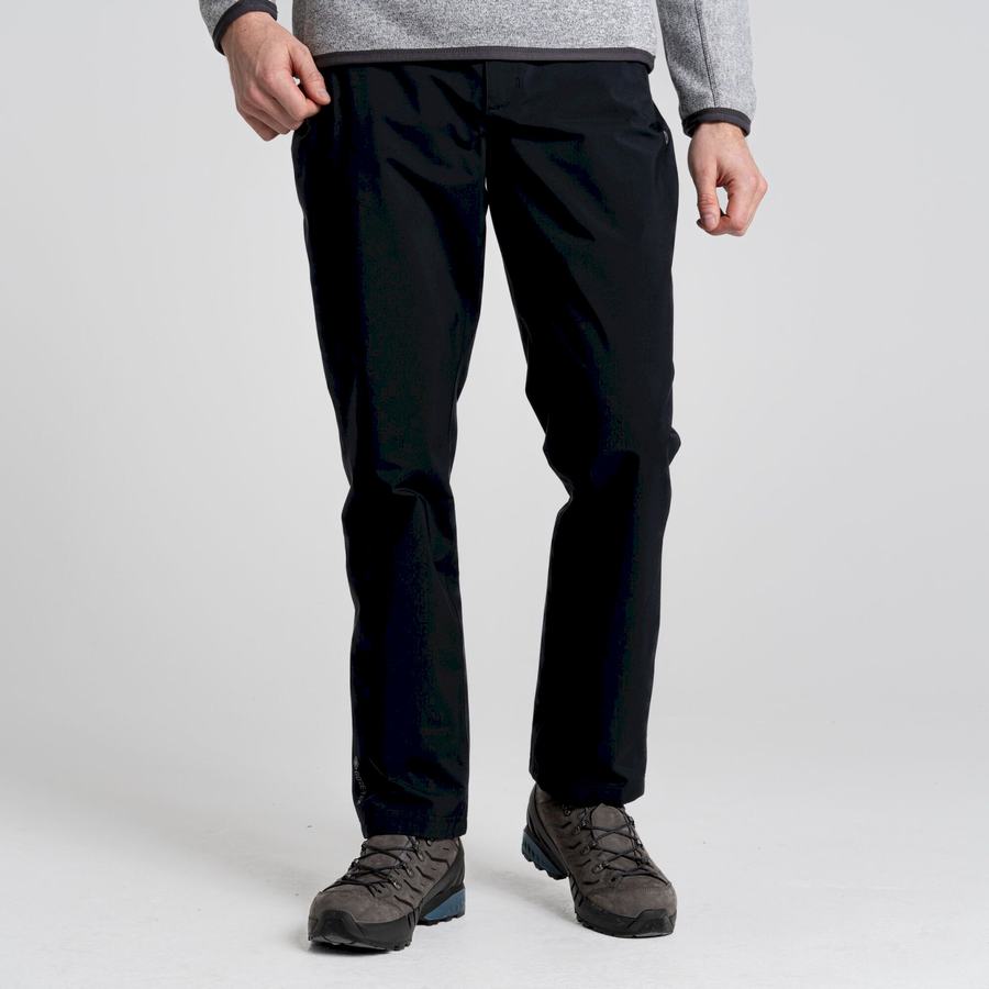 Black Craghoppers Nogales Gore-Tex Men's Trousers | XAI8777QL