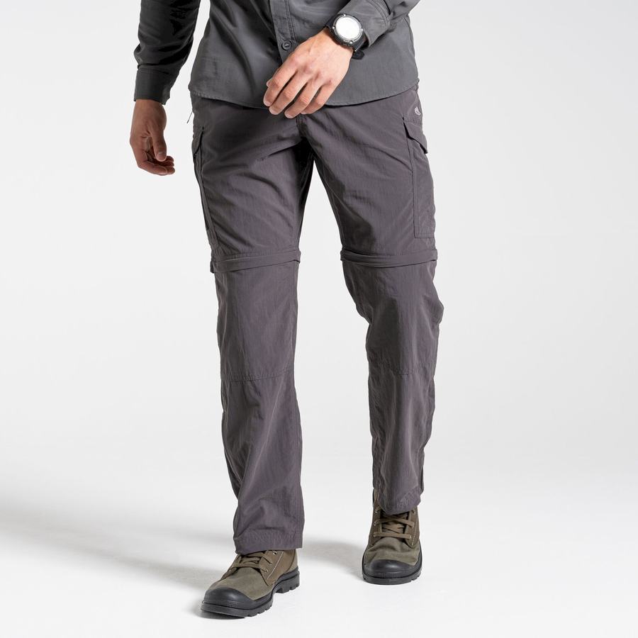 Black Craghoppers NosiLife II Men's Trousers | IJL7570TZ