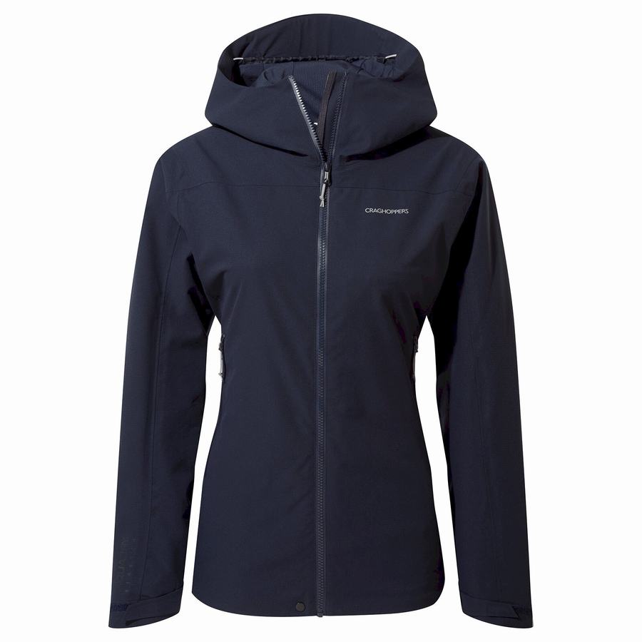 Blue Navy Craghoppers Dynamic Pro Women's Jackets | EOV3598CS