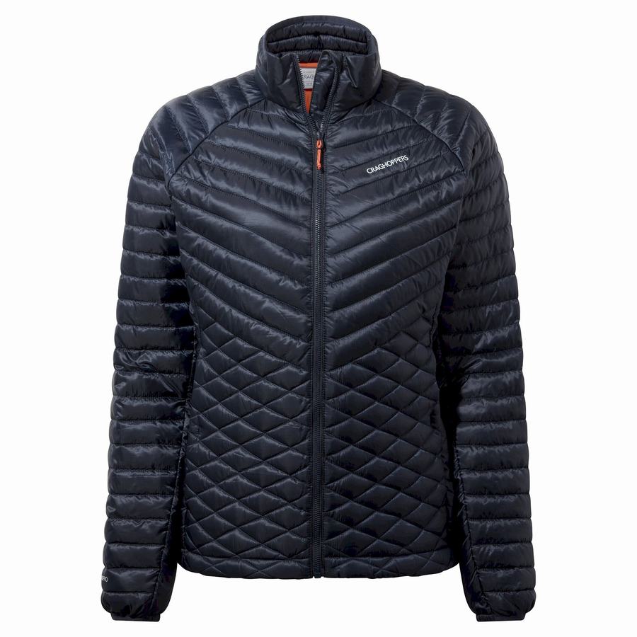 Blue Navy Craghoppers Insulated ExpoLite Women's Jackets | TZK1911KM