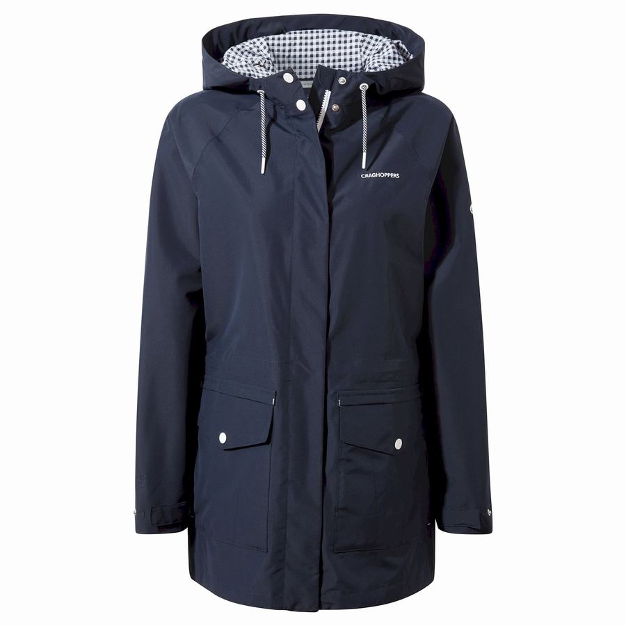 Blue Navy Craghoppers Lilah Women's Jackets | NDJ6217NS