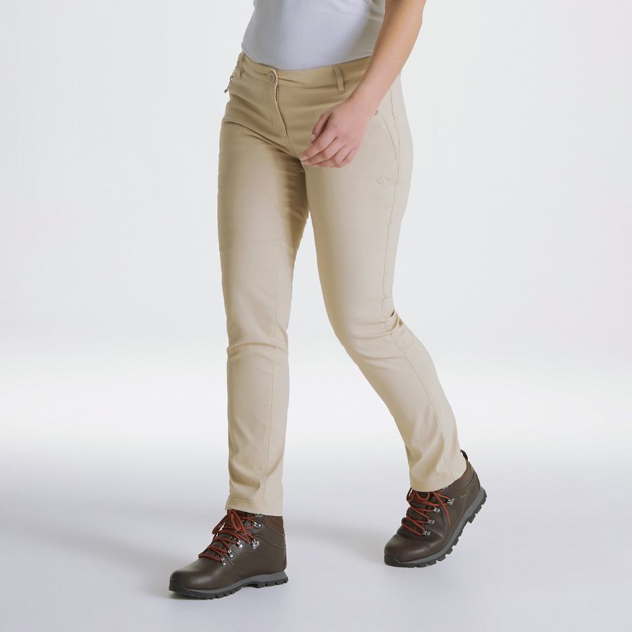 Brown Craghoppers Kiwi Pro II Women's Trousers | NHS8552LD