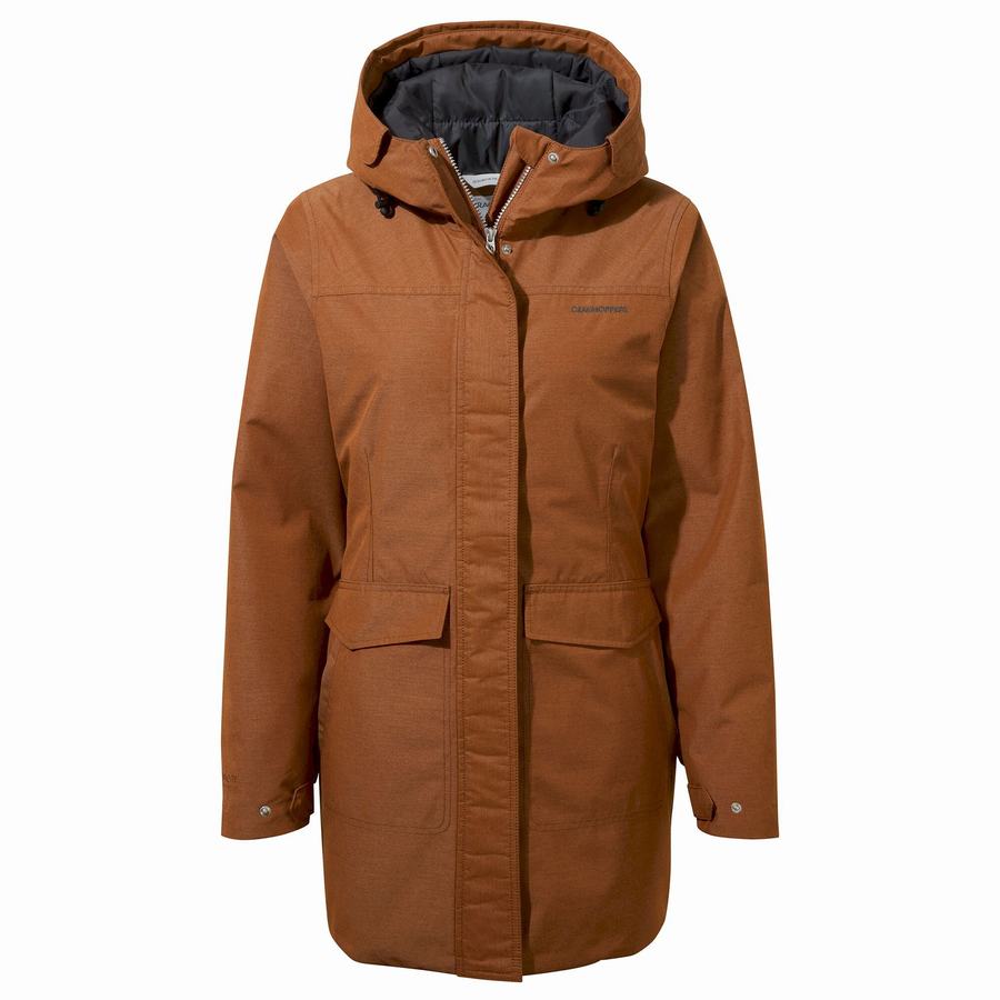 Brown Craghoppers Shayla Insulated Women's Jackets | CVG7943TY