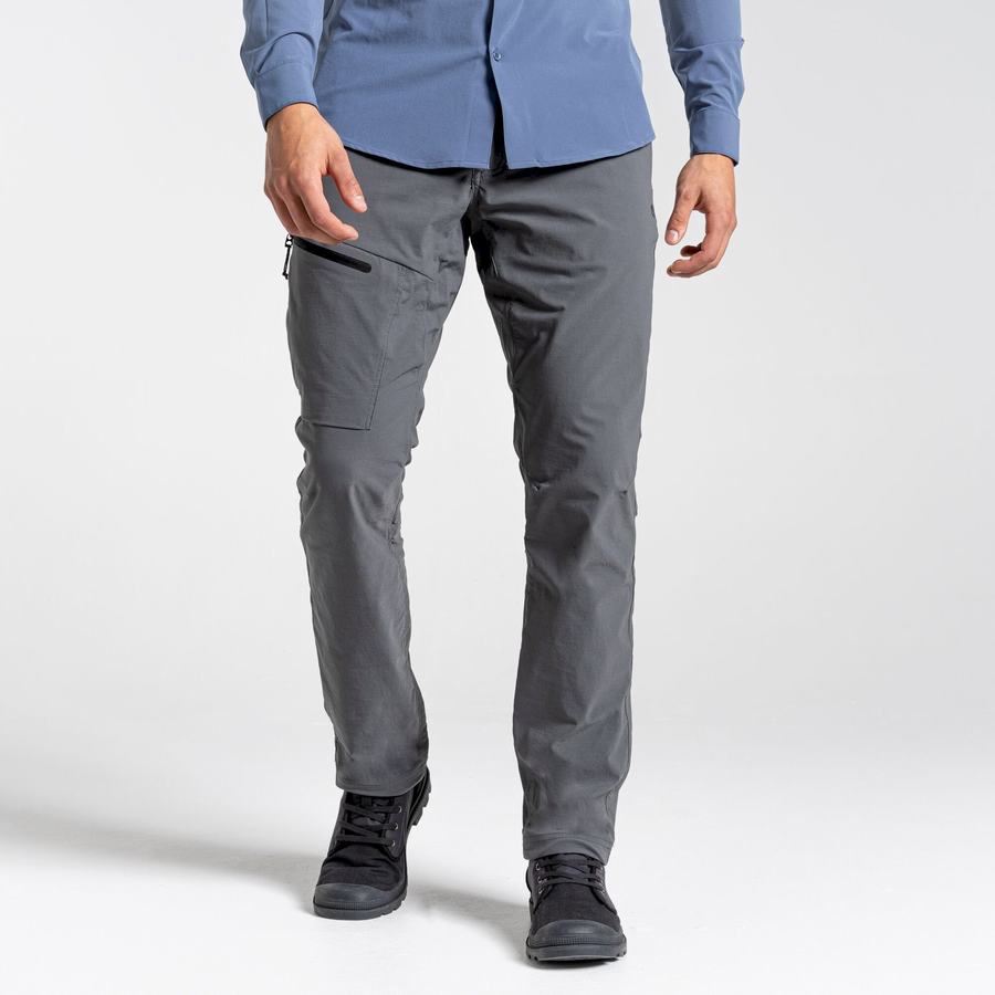 Dark Grey Craghoppers NosiLife Pro Active Men's Trousers | SHE3280YY