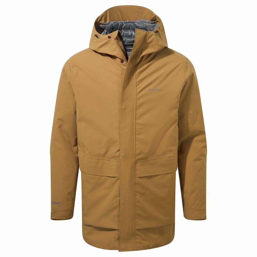 Grey Brown Craghoppers Lorton Pro 3 in 1 Men's Jackets | IYE4213WE