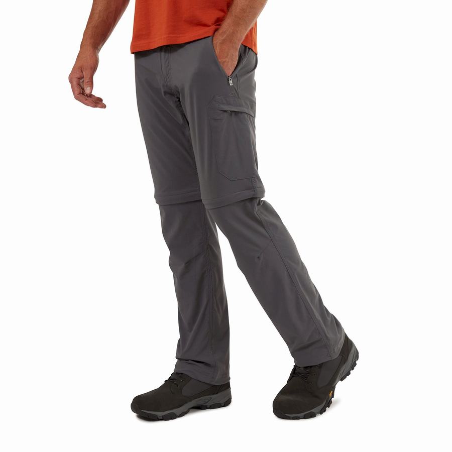 Grey Craghoppers NosiLife Pro II Men's Trousers | GRF9041ZY