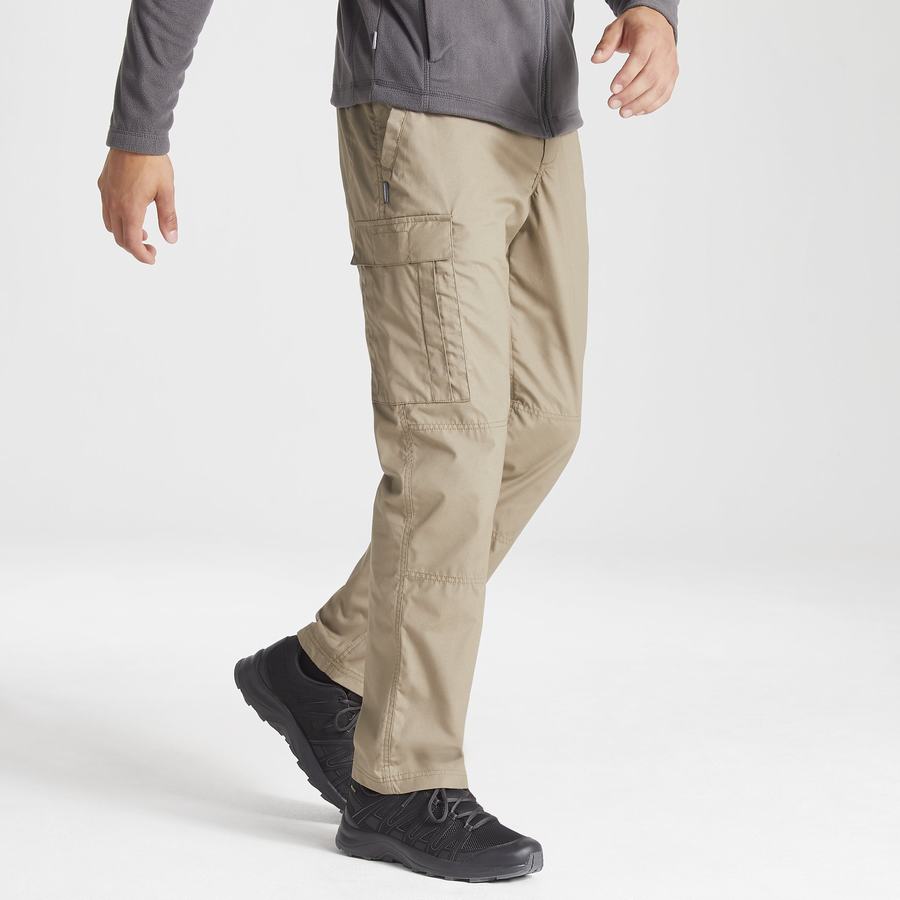 Khaki Craghoppers Expert Kiwi Tailored Men's Trousers | PCN9297RK