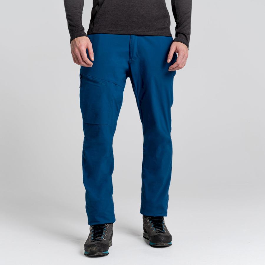 Navy Blue Craghoppers NosiLife Pro Active Men's Trousers | ZMK9472KN