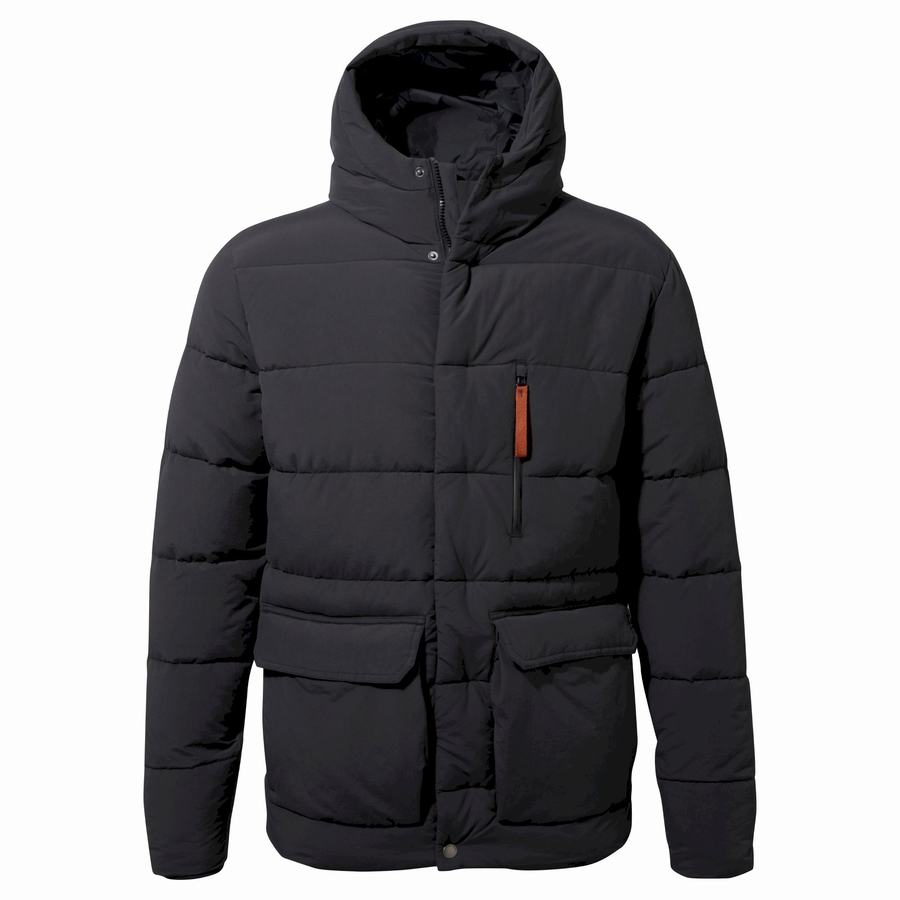 Navy Craghoppers Insulated Cromarty Men's Jackets | HLN3924TF