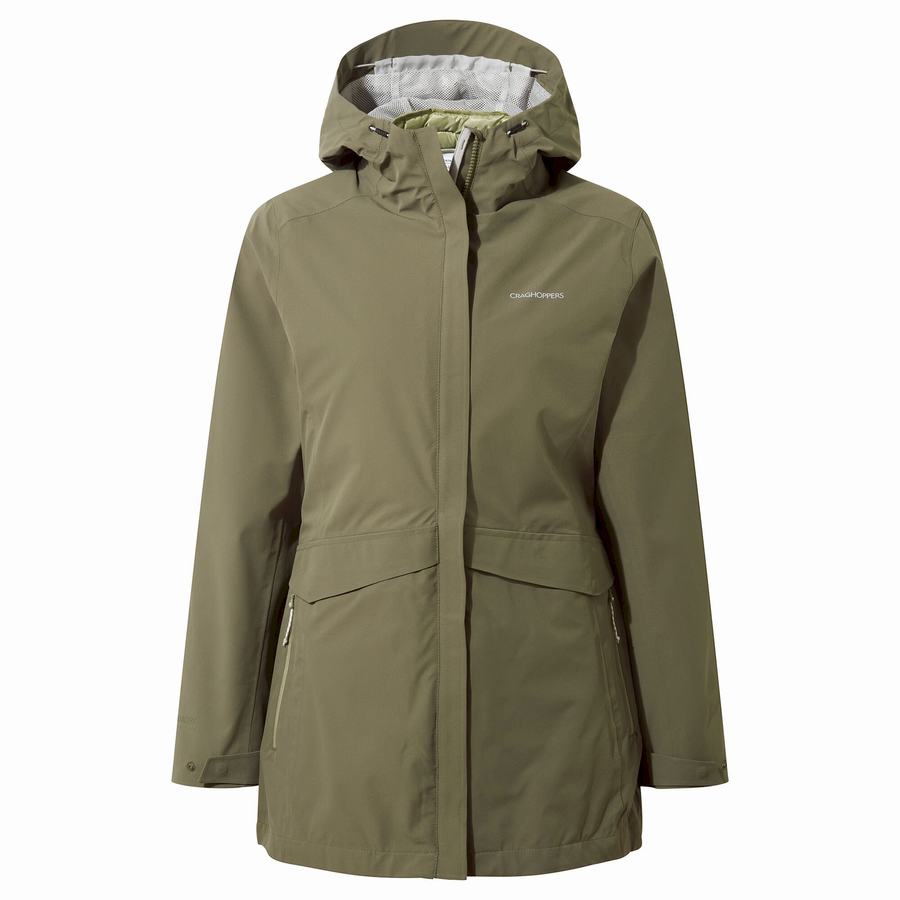 Olive Craghoppers Caldbeck Pro 3 in 1 Women's Jackets | PTE2771IB