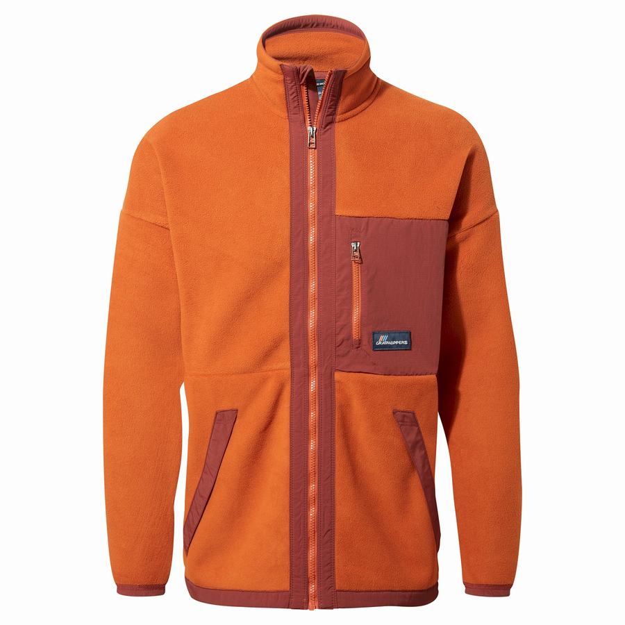 Orange Craghoppers Spindle Men's Sweaters | YKF4097MS