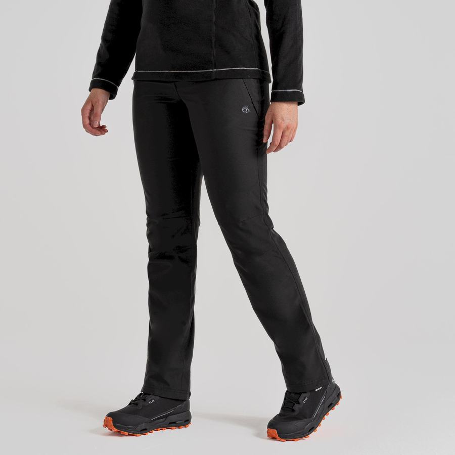 Black Craghoppers Airedale II Waterproof Women's Trousers | VVO7121TZ