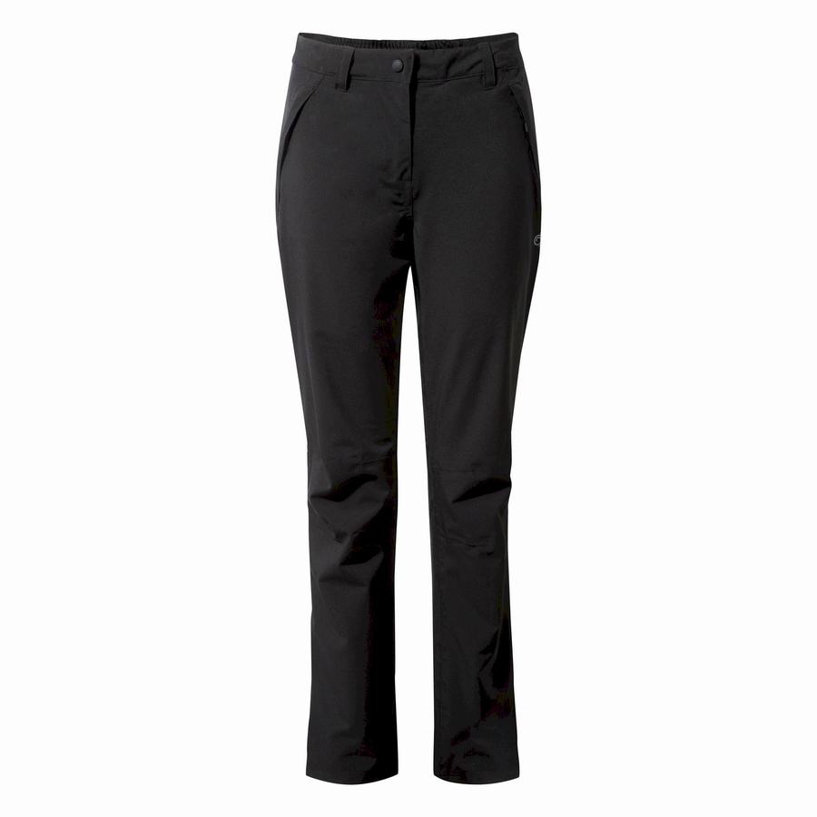 Black Craghoppers Airedale Women's Trousers | ZBX262AI