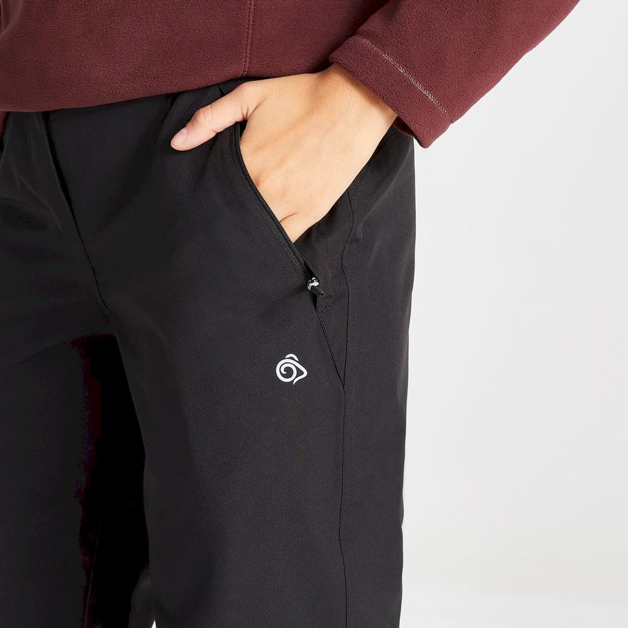 Black Craghoppers Airedale Women's Trousers | ZBX262AI