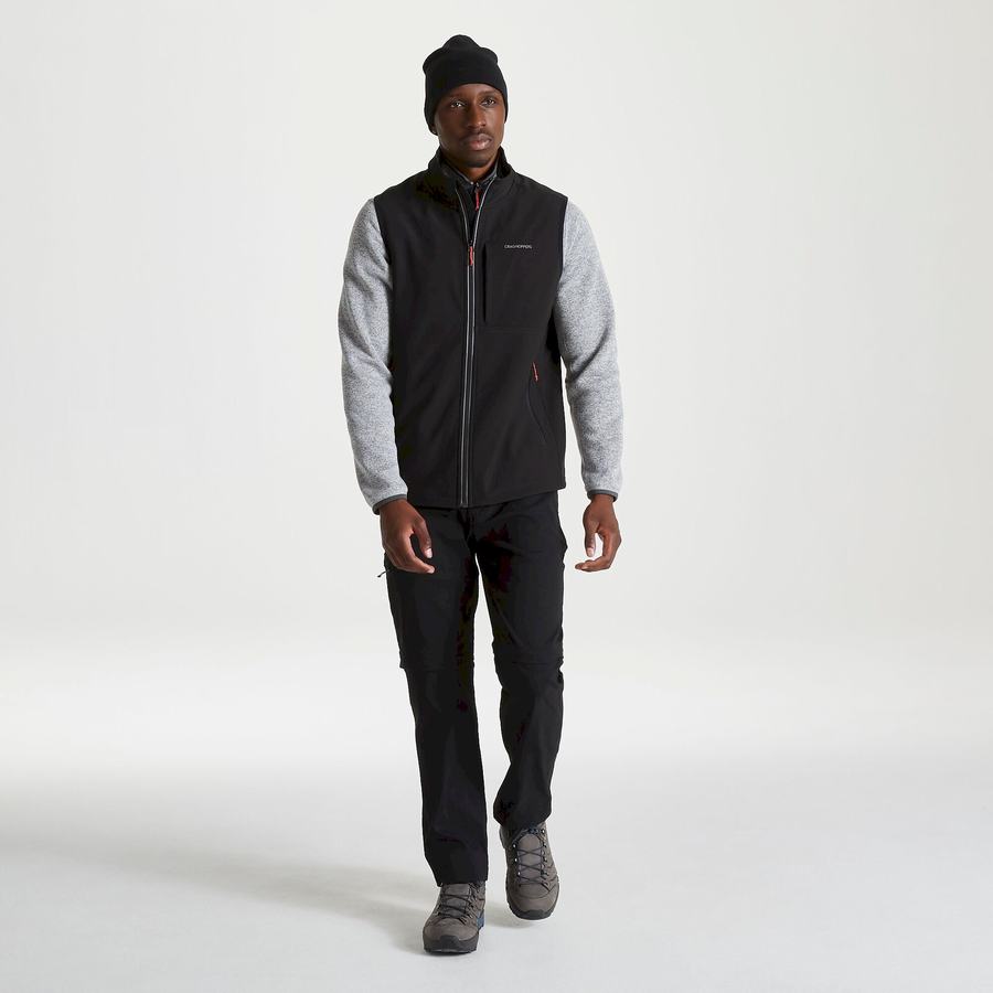 Black Craghoppers Altis Vest Men's Gilets | SEY5214YF