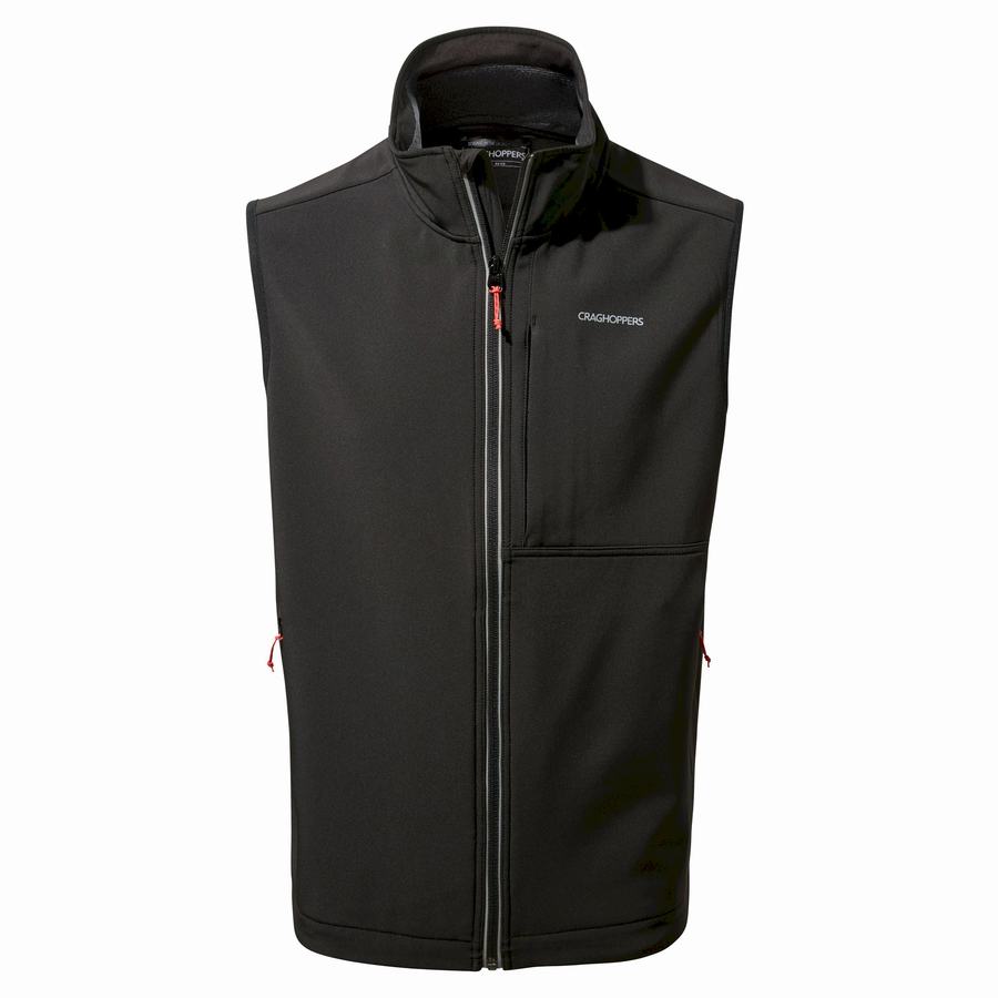 Black Craghoppers Altis Vest Men's Gilets | SEY5214YF