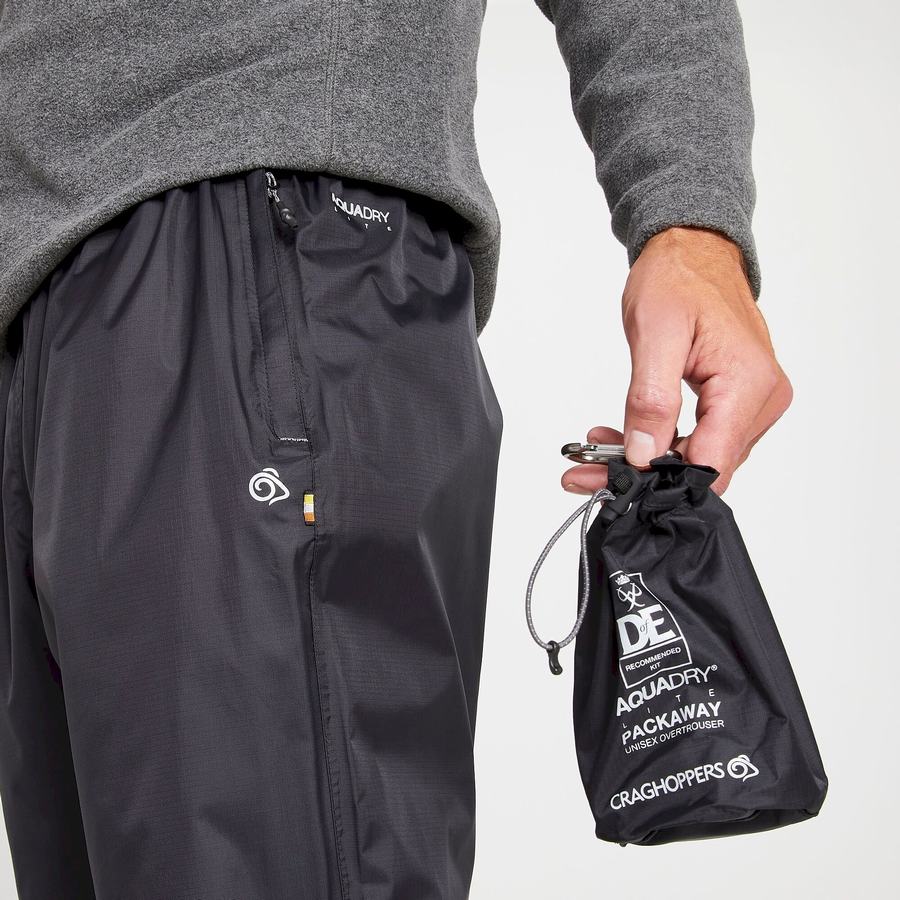 Black Craghoppers Ascent Over Men's Trousers | FFF5270QG