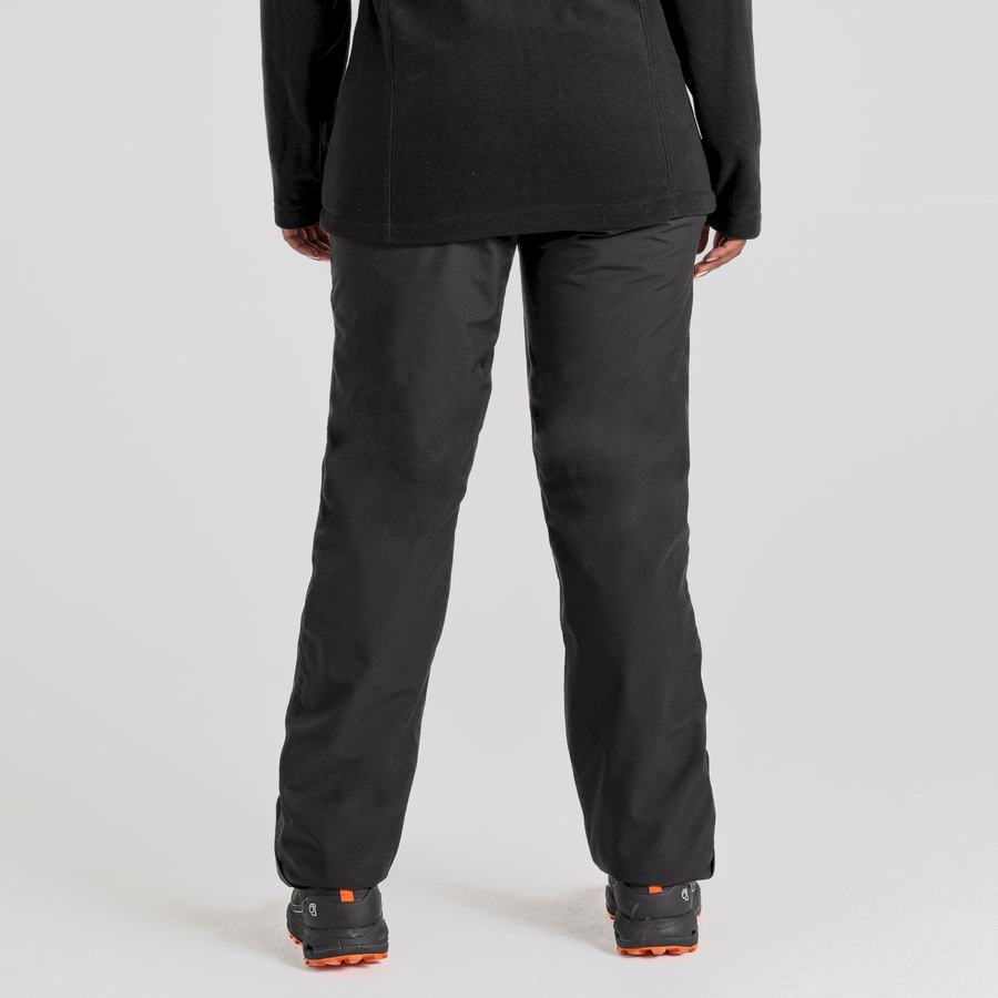 Black Craghoppers Aysgarth II Thermo Waterproof Women's Trousers | DAH364AX