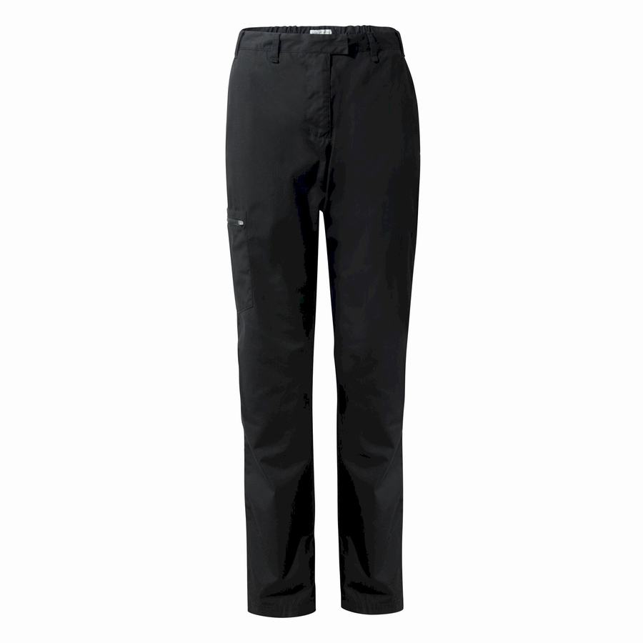 Black Craghoppers Classic Kiwi II Women's Trousers | TWN4856XW