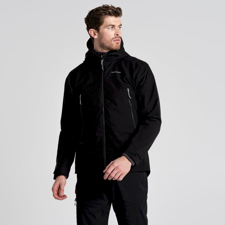 Black Craghoppers Dynamic Pro Men's Jackets | OUE6985EH