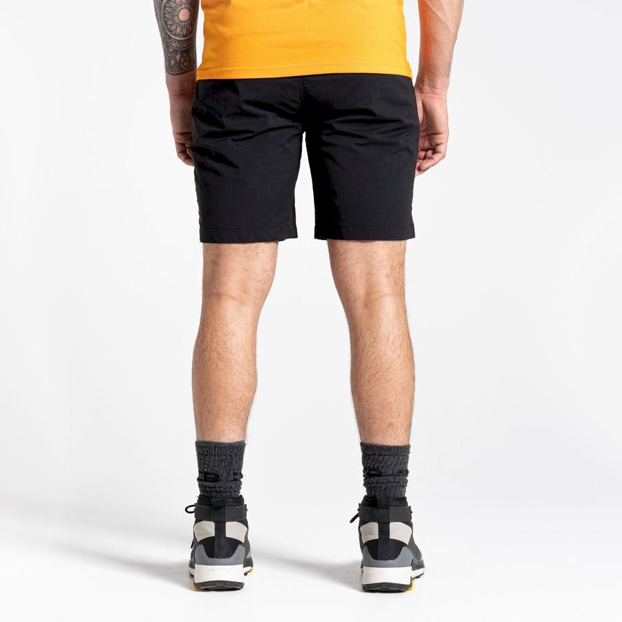 Black Craghoppers Dynamic Pro Men's Shorts | RNU301DW