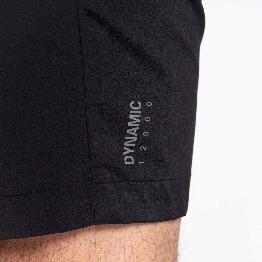 Black Craghoppers Dynamic Pro Men's Shorts | RNU301DW