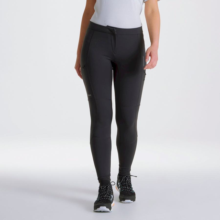 Black Craghoppers Dynamic Women's Leggings | JDD1147CP