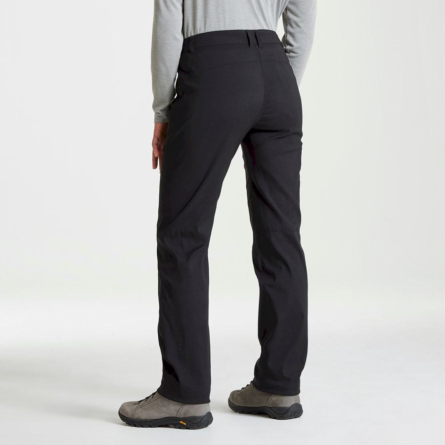 Black Craghoppers Expert Kiwi Pro Stretch Women's Trousers | WJS6837CR