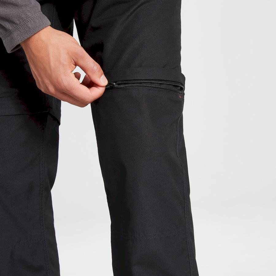 Black Craghoppers Expert Kiwi Tailored Men's Trousers | FRQ2250OQ