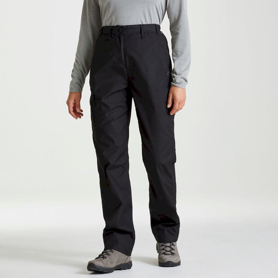 Black Craghoppers Expert Kiwi Women's Trousers | KYP3548DV