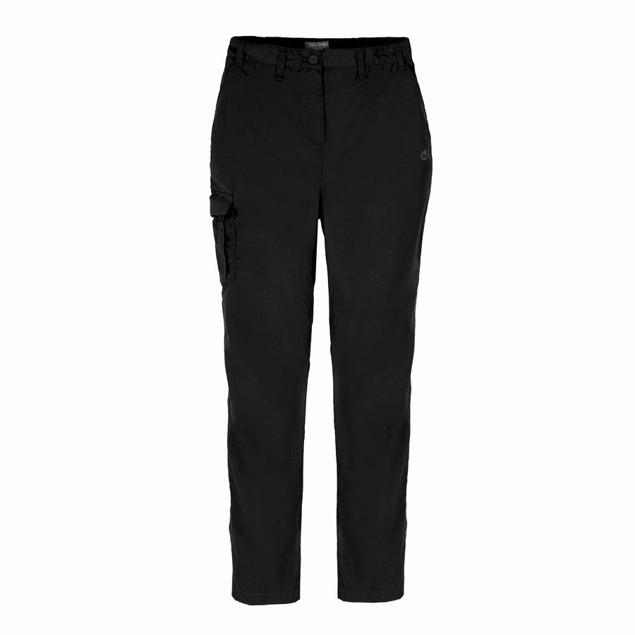 Black Craghoppers Expert Kiwi Women's Trousers | KYP3548DV