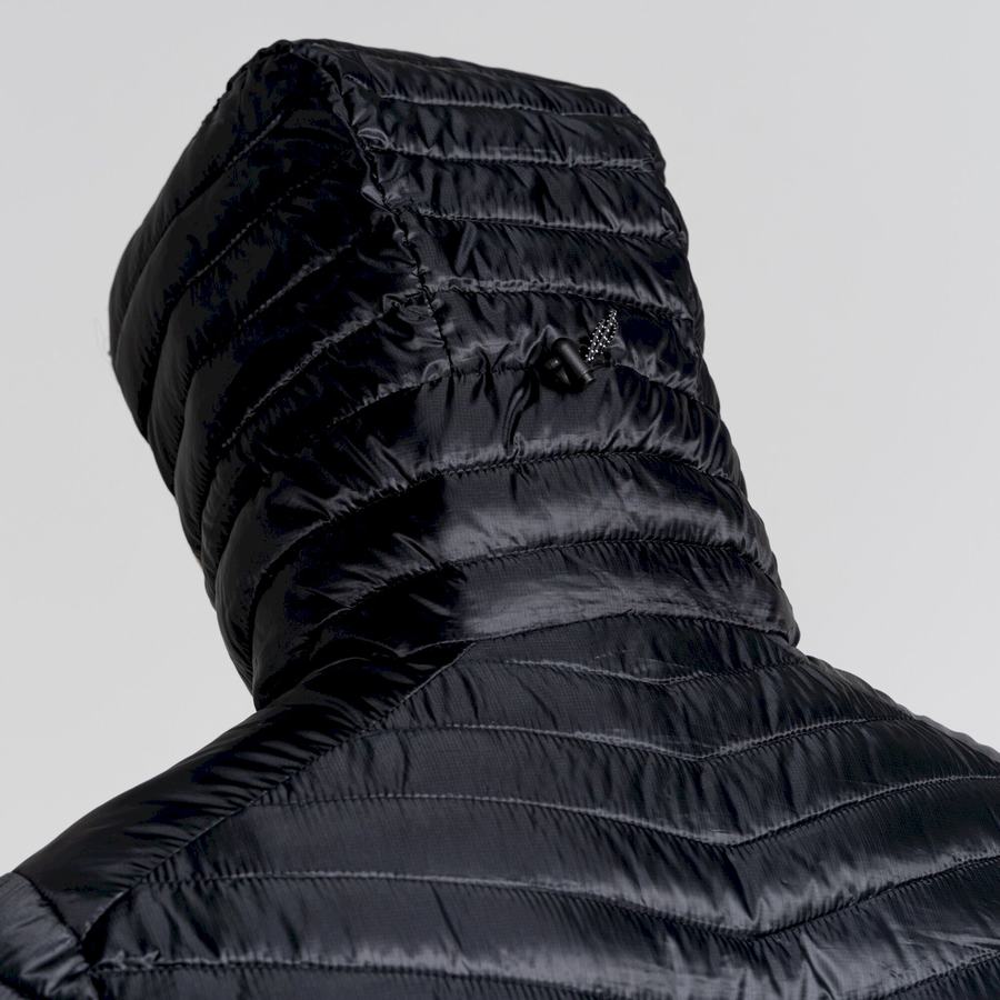 Black Craghoppers ExpoLite Insulated Hooded Men's Jackets | ADQ3183SV