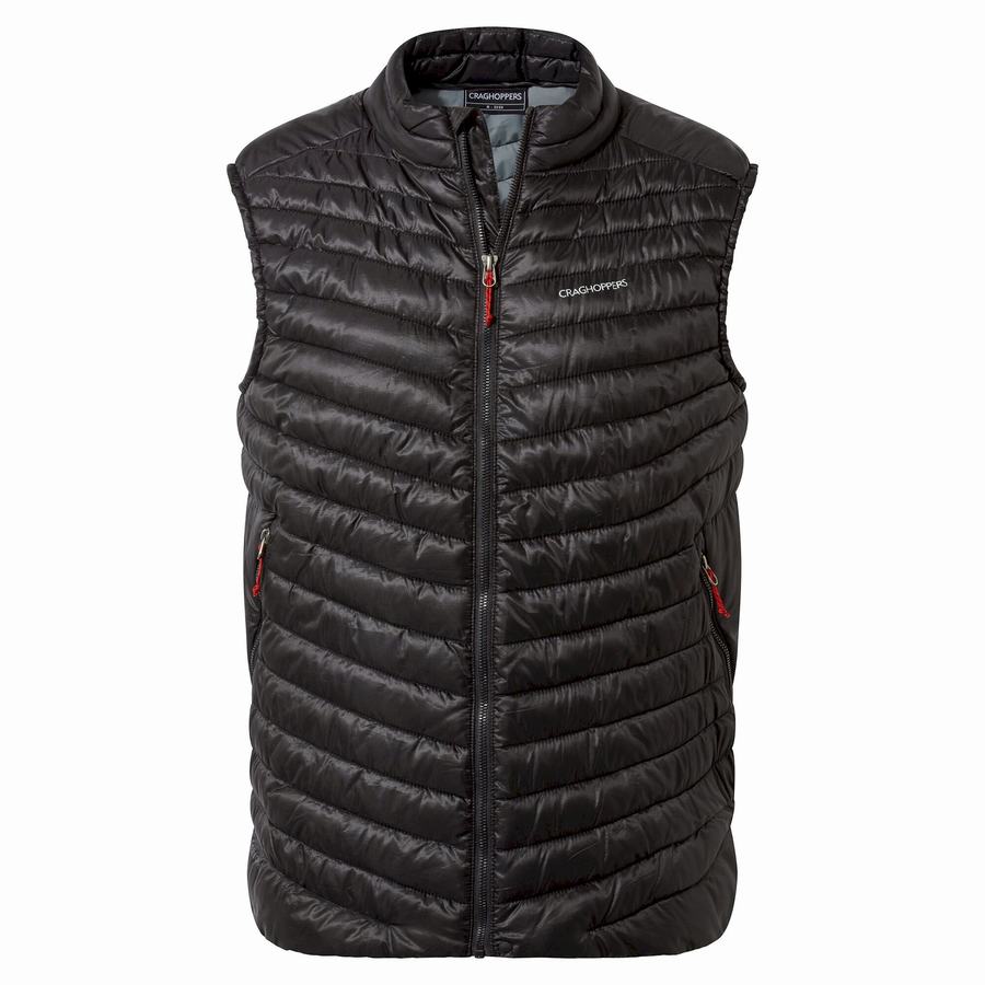 Black Craghoppers ExpoLite Vest Men's Gilets | MOB8724KY