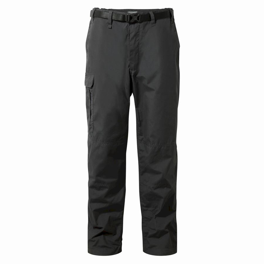 Black Craghoppers Kiwi Classic Men's Trousers | ZPU6124EA