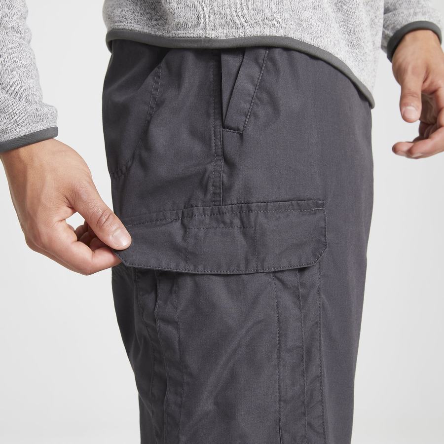 Black Craghoppers Kiwi Classic Men's Trousers | ZPU6124EA