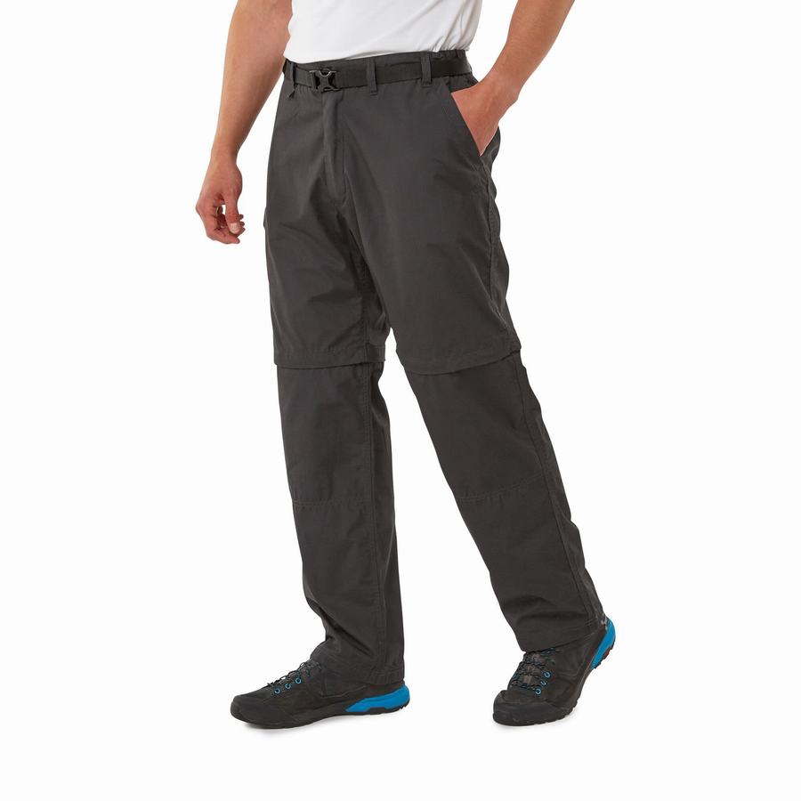 Black Craghoppers Kiwi Men's Trousers | AUV4944PV