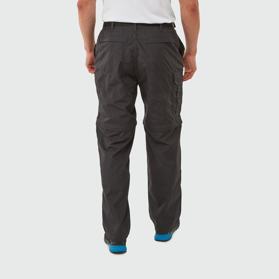 Black Craghoppers Kiwi Men's Trousers | LFN6498NG