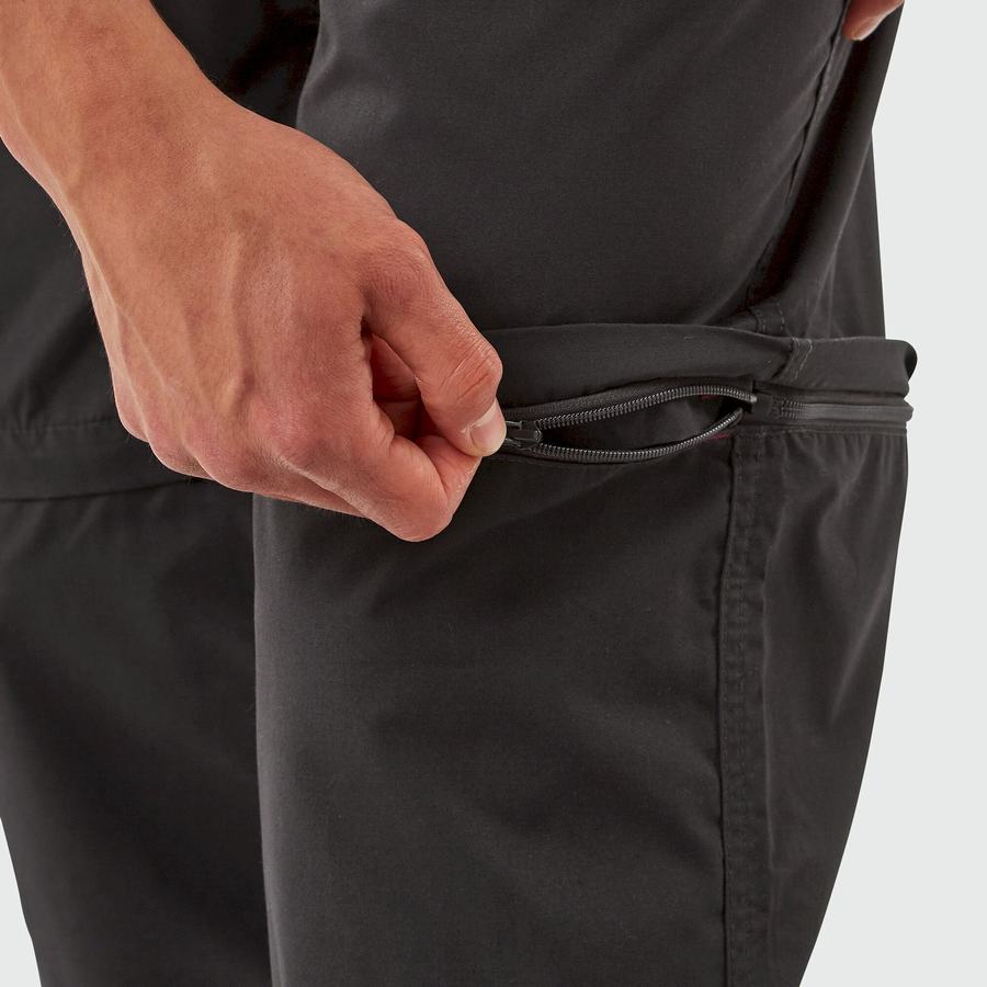 Black Craghoppers Kiwi Men's Trousers | LFN6498NG