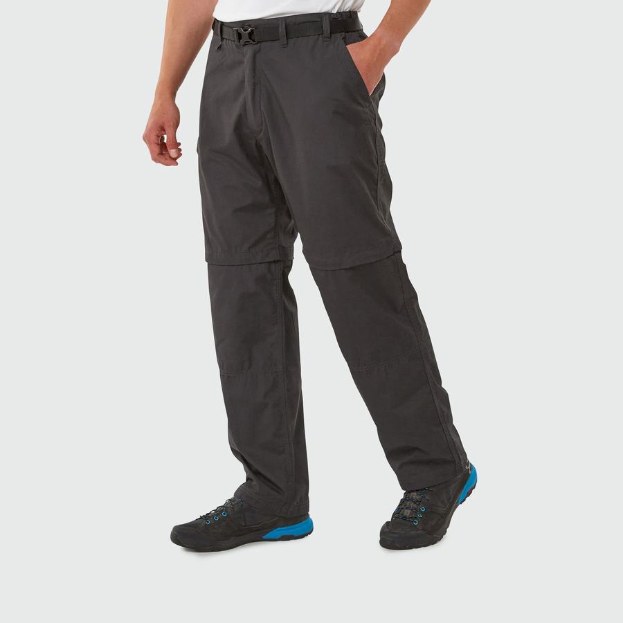 Black Craghoppers Kiwi Men's Trousers | LFN6498NG