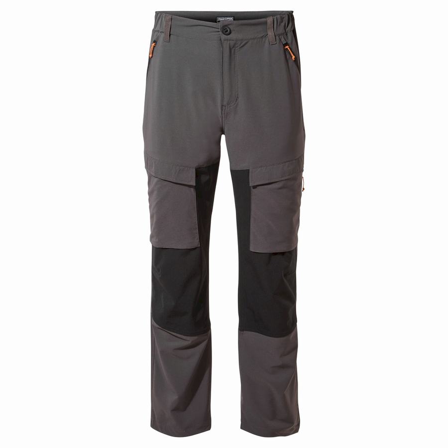 Black Craghoppers Kiwi Pro Expedition Men's Trousers | EIU5573EX