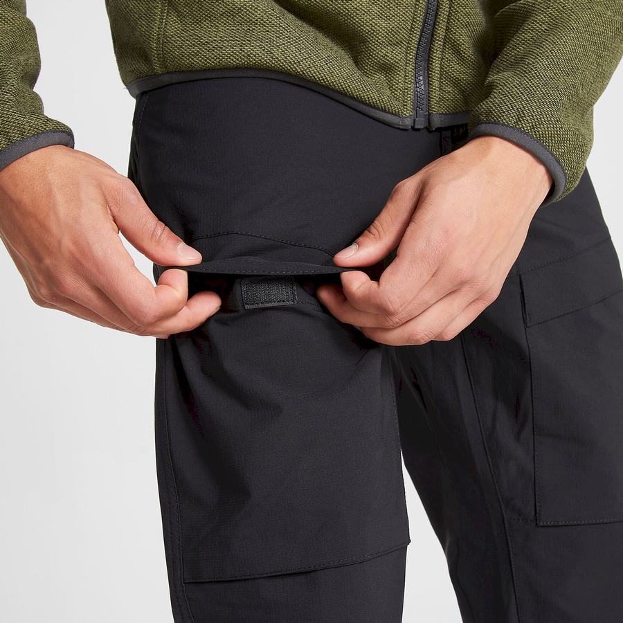 Black Craghoppers Kiwi Pro Expedition Men's Trousers | QIF8263PA