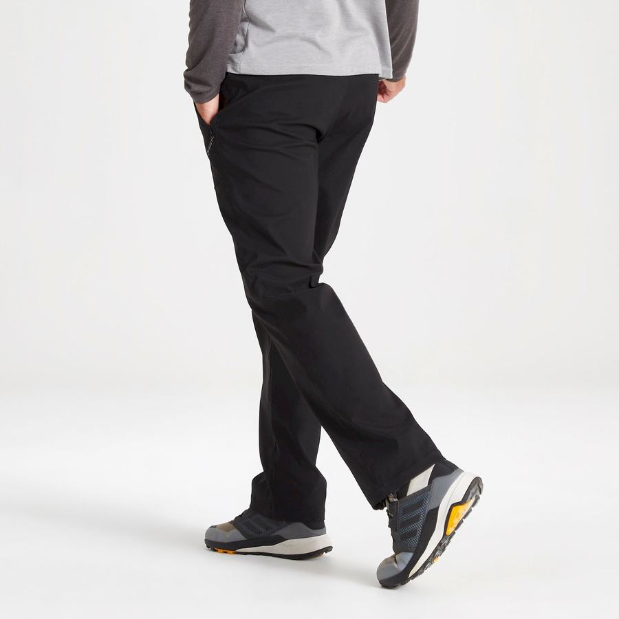 Black Craghoppers Kiwi Pro II Men's Trousers | EEQ10043RH