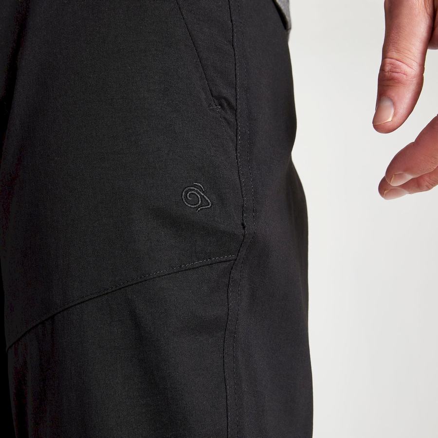 Black Craghoppers Kiwi Pro II Men's Trousers | MDX4617FV