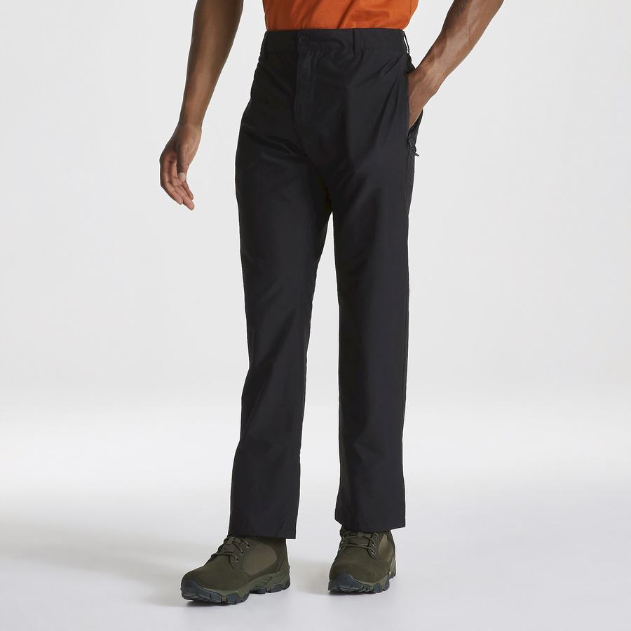 Black Craghoppers Kiwi Pro II Waterproof Men's Trousers | KRP9927LZ