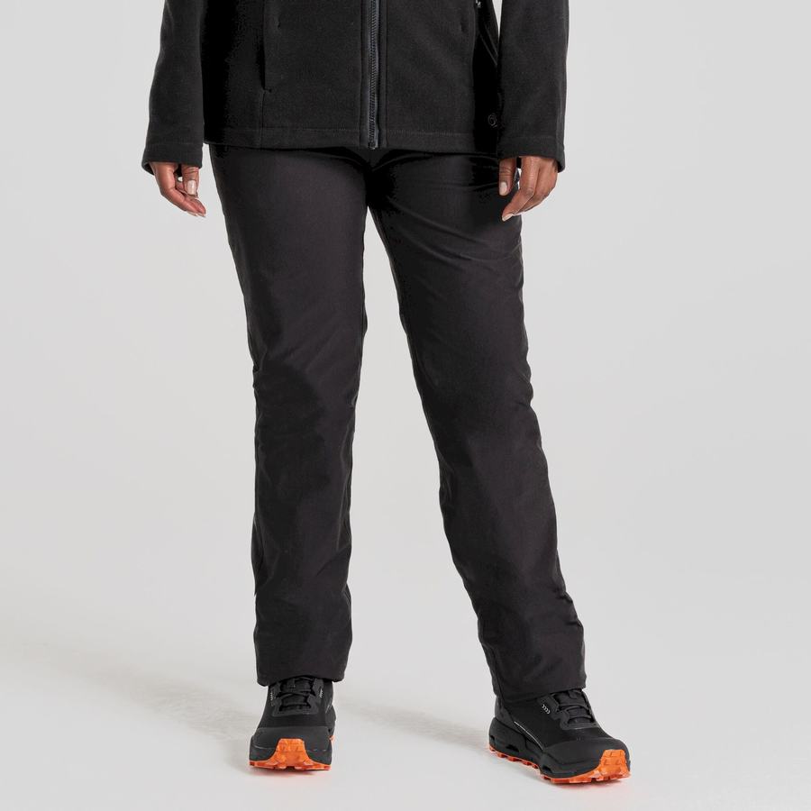 Black Craghoppers Kiwi Pro II Waterproof Women's Trousers | OEG868XO