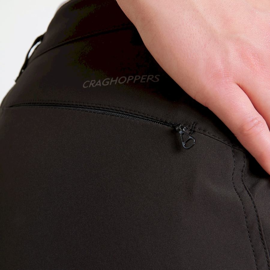 Black Craghoppers Kiwi Pro Softshell Women's Trousers | RRM8128QI