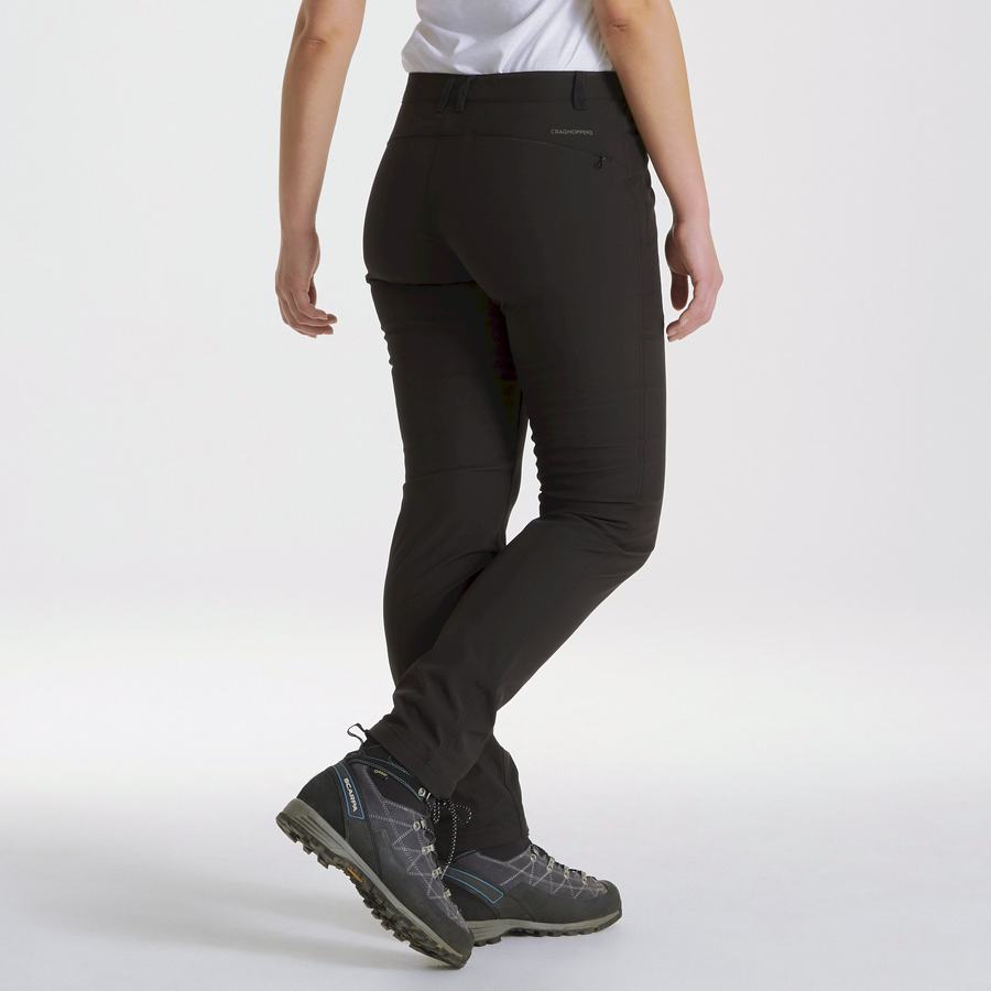 Black Craghoppers Kiwi Pro Softshell Women's Trousers | RRM8128QI